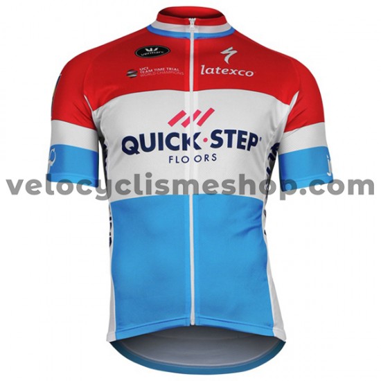 Tenue Maillot + Cuissard à Bretelles 2017 Quick-Step Floors M008