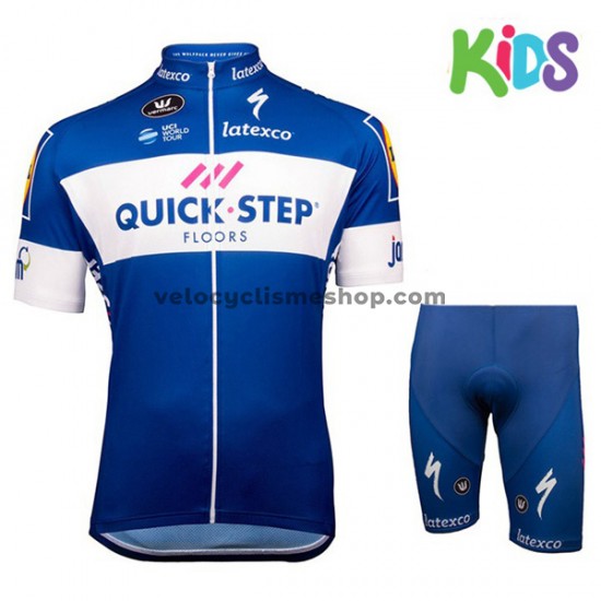 Tenue Maillot + Cuissard 2018 Quick Step Floors Enfant M001