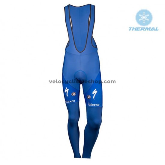 Collant à Bretelles 2018 Quick-Step Floors Hiver Thermal Fleece M001