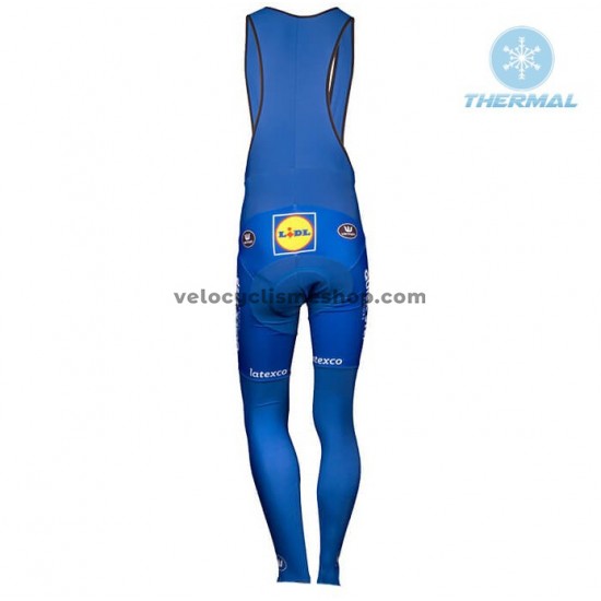 Collant à Bretelles 2018 Quick-Step Floors Hiver Thermal Fleece M001