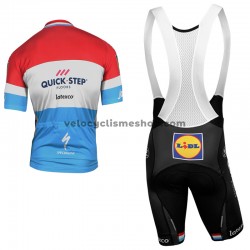 Tenue Maillot + Cuissard à Bretelles 2018 Quick-Step Floors M003