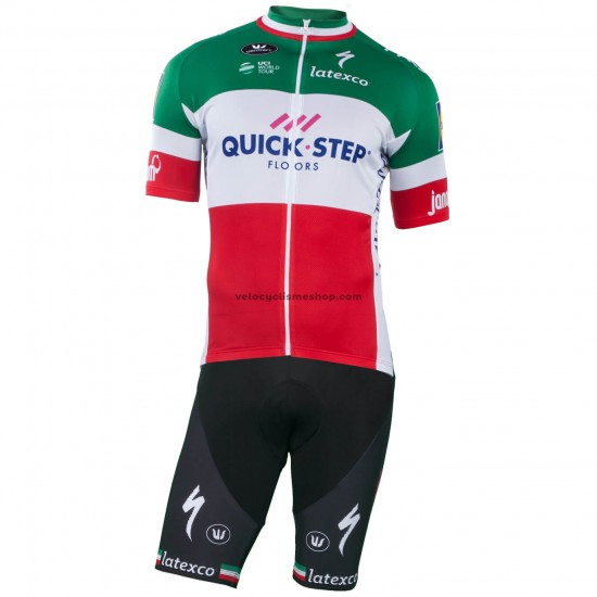 Tenue Maillot + Cuissard à Bretelles 2018-2019 Quick-Step Floors M002