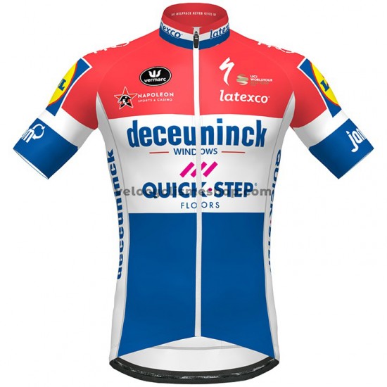 Tenue Maillot + Cuissard à Bretelles 2020 Quick-Step Floors M001