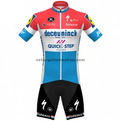 Tenue Maillot + Cuissard à Bretelles 2020 Quick-Step Floors M002
