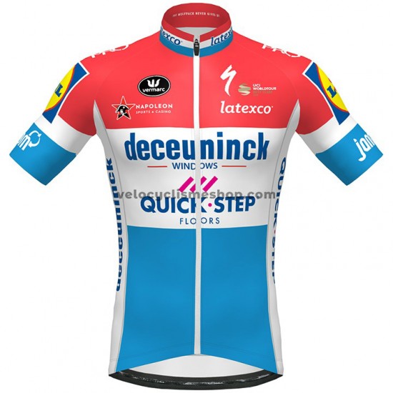Tenue Maillot + Cuissard à Bretelles 2020 Quick-Step Floors M002