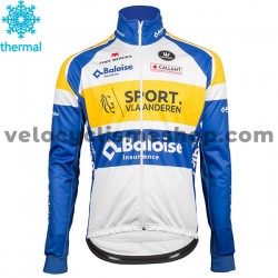 Maillot Cyclisme 2018 Sport Vlaanderen-Baloise Hiver Thermal Fleece M001