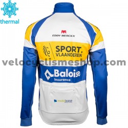 Maillot Cyclisme 2018 Sport Vlaanderen-Baloise Hiver Thermal Fleece M001