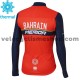 Maillot Cyclisme 2017 Bahrain Merida Hiver Thermal Fleece M001