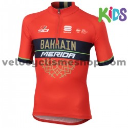 Maillot Cyclisme 2018 Bahrain Merida Enfant M001