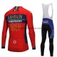 Tenue Maillot M/L + Collant à Bretelles 2018 Bahrain Merida M001