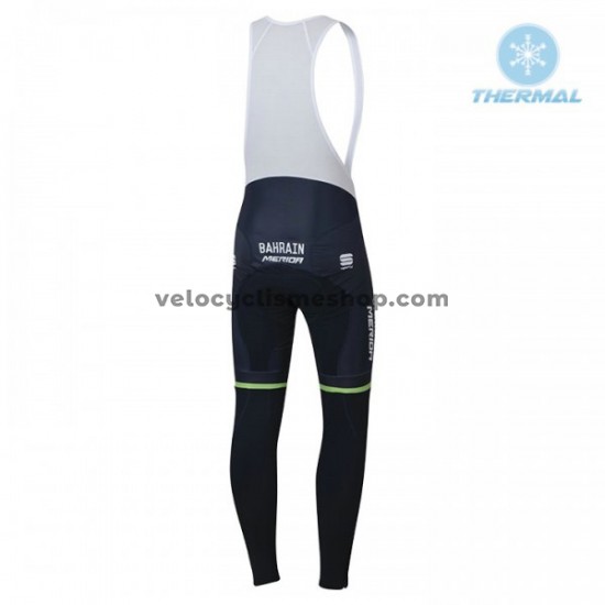 Collant à Bretelles 2018 Bahrain Merida Hiver Thermal Fleece M001