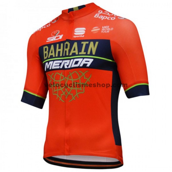 Maillot Cyclisme 2018 Bahrain Merida M001