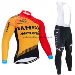 Tenue Maillot M/L + Collant à Bretelles 2020 Team Bahrain McLaren M001