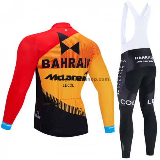 Tenue Maillot M/L + Collant à Bretelles 2020 Team Bahrain McLaren M001