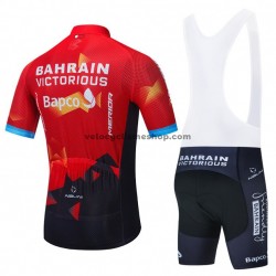 Tenue Maillot + Cuissard à Bretelles 2021 Team Bahrain Victorious M001