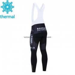 Collant à Bretelles 2021 Team Bahrain Victorious Hiver Thermal Fleece M001