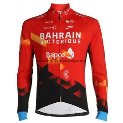 Maillot Cyclisme 2021 Team Bahrain Victorious Manches Longues M001