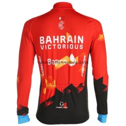 Maillot Cyclisme 2021 Team Bahrain Victorious Manches Longues M001