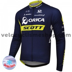 Maillot Cyclisme 2017 Orica-Scott Hiver Thermal Fleece M001