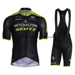 Tenue Maillot + Cuissard à Bretelles 2019 Mitchelton-Scott M001