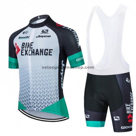 Tenue Maillot + Cuissard à Bretelles 2021 Team BikeExchange M001