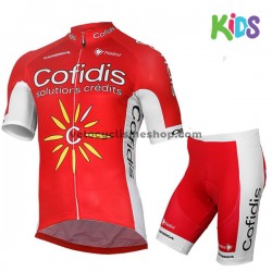Tenue Maillot + Cuissard 2017 Cofidis Pro Team Enfant M001