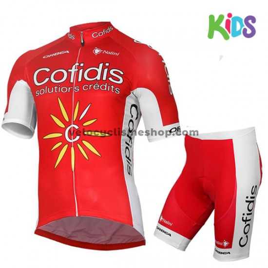 Tenue Maillot + Cuissard 2017 Cofidis Pro Team Enfant M001