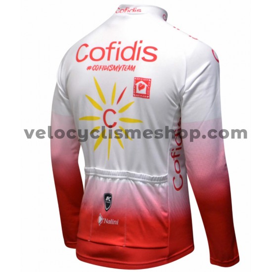Maillot Cyclisme 2019 Cofidis Pro Team Manches Longues M001