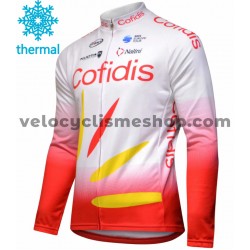 Maillot Cyclisme 2019 Cofidis Pro Team Hiver Thermal Fleece M001