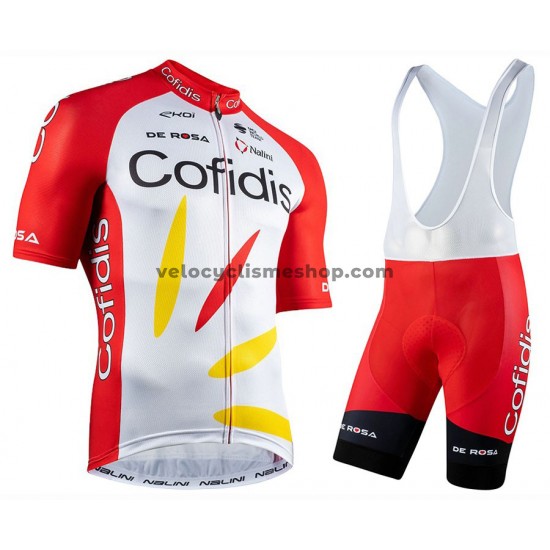 Tenue Maillot + Cuissard à Bretelles 2020 Cofidis Pro Team M001