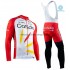 Tenue Maillot M/L + Collant à Bretelles 2020 Cofidis Pro Team Hiver Thermal Fleece M001