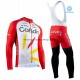 Tenue Maillot M/L + Collant à Bretelles 2020 Cofidis Pro Team Hiver Thermal Fleece M001