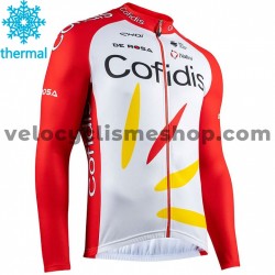 Maillot Cyclisme 2020 Cofidis Pro Team Hiver Thermal Fleece M001
