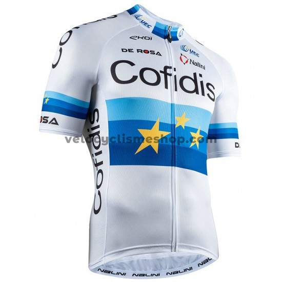 Tenue Maillot + Cuissard à Bretelles 2020 Cofidis Pro Team M002