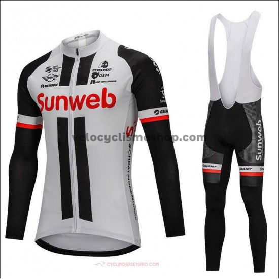 Tenue Maillot M/L + Collant à Bretelles 2018 Team Sunweb M001