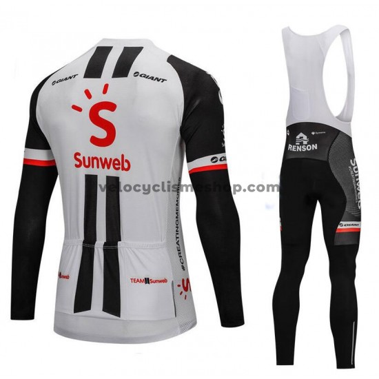 Tenue Maillot M/L + Collant à Bretelles 2018 Team Sunweb M001