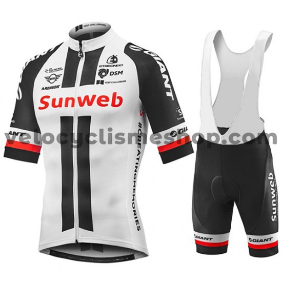 Tenue Maillot + Cuissard à Bretelles 2018 Team Sunweb M001