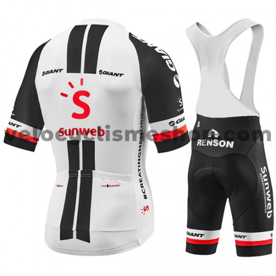 Tenue Maillot + Cuissard à Bretelles 2018 Team Sunweb M001