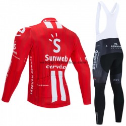 Tenue Maillot M/L + Collant à Bretelles 2020 Team Sunweb M001