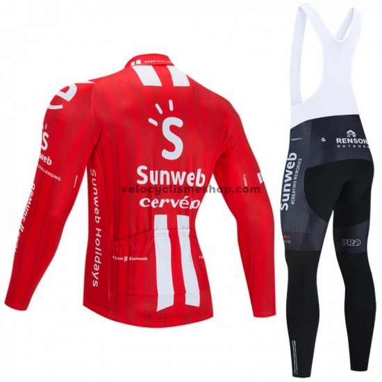 Tenue Maillot M/L + Collant à Bretelles 2020 Team Sunweb M001
