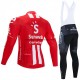 Tenue Maillot M/L + Collant à Bretelles 2020 Team Sunweb M001