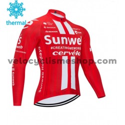 Maillot Cyclisme 2020 Team Sunweb Hiver Thermal Fleece M001