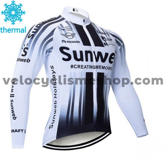 Maillot Cyclisme 2020 Team Sunweb Hiver Thermal Fleece M002