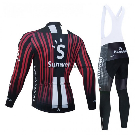 Tenue Maillot M/L + Collant à Bretelles 2020 Team Sunweb M003
