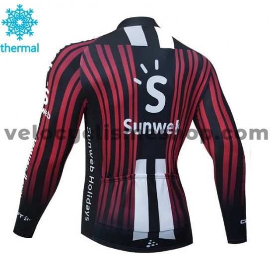 Maillot Cyclisme 2020 Team Sunweb Hiver Thermal Fleece M003