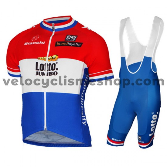 Tenue Maillot + Cuissard à Bretelles 2017 LottoNL-Jumbo M001