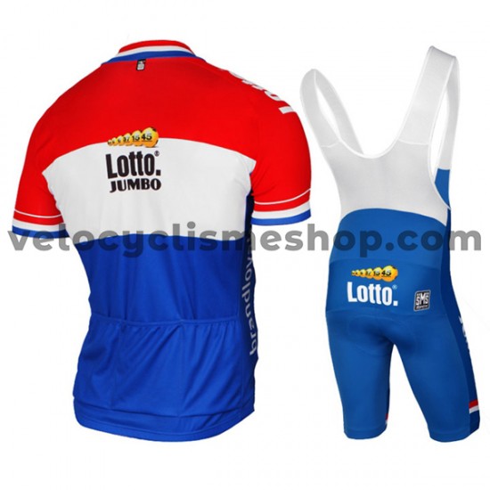 Tenue Maillot + Cuissard à Bretelles 2017 LottoNL-Jumbo M001