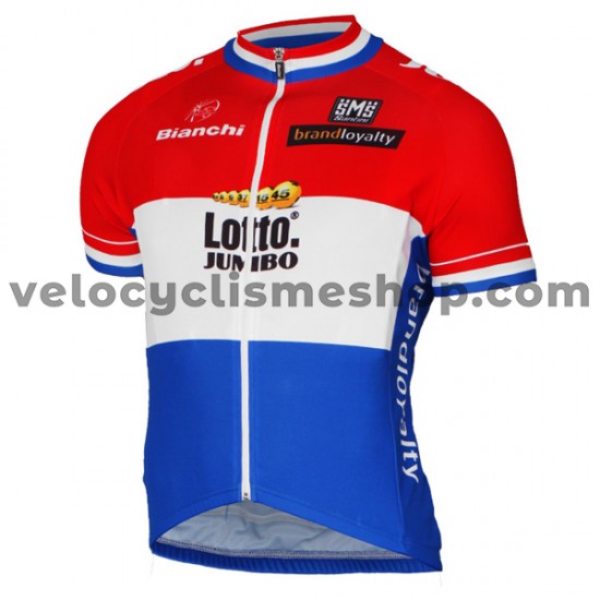 Tenue Maillot + Cuissard à Bretelles 2017 LottoNL-Jumbo M001