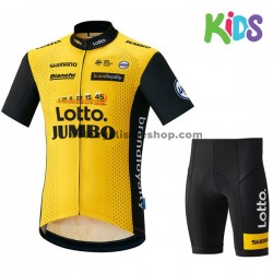 Tenue Maillot + Cuissard 2018 LottoNL-Jumbo Enfant M001