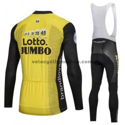 Tenue Maillot M/L + Collant à Bretelles 2018 LottoNL-Jumbo M001